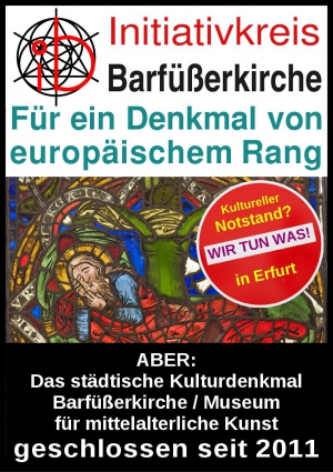 Aufruf zum Kulturprotest - 25. Mai 2016 - ab 16 Uhr - Erfurt, Fischmarkt